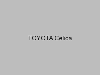 Enganches económicos para TOYOTA Celica